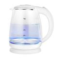 DameCo 1.8L Glass Electric Kettle,1500w Eco Water Kettle with Illuminated Led, Cordless Water Boiler with Stainless Steel Inner Lid & Base,fast Boil Auto-off & Boil-dry Protection,White interesting
