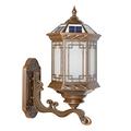 Solar Wall Light Vintage Waterproof Traditional Outdoor Wall Lamp LED Source Victorian Wall Light Vintage Wall Lanterns, Outdoor Wall Sconce Porch Light Fixture, Waterproof Wall Lamp For Garden