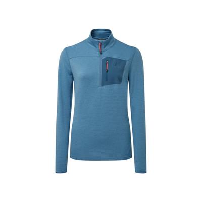 Mountain Equipment Lumiko Zip Tee - Women's Stellar/Majolica XS ME-005369-Me-01850 Stellar/Majolica-XS