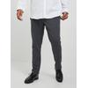 Chinohose "JPSTMARCO JJCOOPER CHINO NOOS PLS", Herren, Gr. 46, Länge 32, grau (dunkelgrau melange), Web, Obermaterial: 52% Polyester, 21% Nylon, 17% Viskose, 10% Elasthan, JACK & JONES PLUSSIZE, meliert, modisch, slim fit knöchellang, Hosen