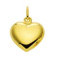 Kette mit Anhänger ADELIA´S "585 Gold Herz" Halsketten Gr. Gelbgold 585, goldfarben (gold) Damen Ketten mit Anhänger Schmuckset - Set Halskette