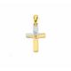 Kette ohne Anhänger ADELIA´S "585 Gold Kreuz mit Zirkonia" Halsketten Gr. Gelbgold 585, goldfarben (gold) Damen Ketten ohne Anhänger