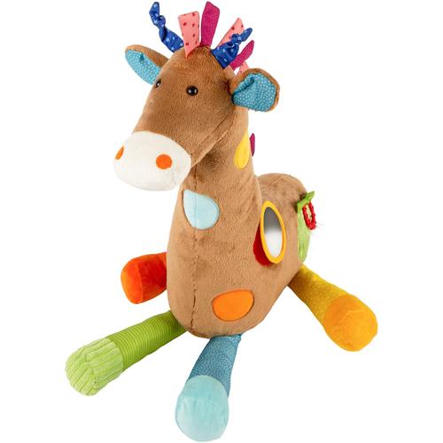 Greifspielzeug SIGIKID ""PlayQ, Spielkissen Giraffe"" bunt Kinder