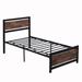 17 Stories Wesely Bed Metal in White | 39.5 H x 39 W x 77.5 D in | Wayfair 771CD0F66EAA42FBAE8E3F66A4F031CD