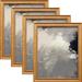 Three Posts™ Louison 4 Piece Glided Wood Single Picture Frame Set Wood in Yellow | 12" W x 26" H | Wayfair D39607B7CF334716A9636498D6A3A084