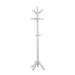 Astoria Grand Coat Rack, Hall Tree, Free Standing, 11 Hooks, Entryway, 73"H, Bedroom, Wood Transitional Wood in White | Wayfair