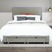 Brayden Studio® Daegyn Platform Storage Bed Upholstered/Linen in Gray | 47.5 H x 64 W x 84 D in | Wayfair 78F9FE7E86354F2FB22B057AC877F0DE