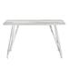 Wrought Studio™ Bar Table.Dining Table.Spacious MDF Top Dining Table w/ Plating Legs - Perfect For Bars & Gatherings At Home Wood/Metal | Wayfair