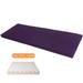 Latitude Run® 2” Thickness Eggshell Foam Massage Breathable 50D High-Resilience Functional Bench Outdoor Cushion in Black | 2 H x 55 W x 35 D in | Wayfair