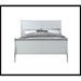 Charlton Home® Louis Philippe Panel Bed Metal in White | 47 H x 62 W x 90 D in | Wayfair B8090AECC73843FEBFBEA53DFEF45E9E