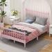 Alcott Hill® Clairvin Platform Bed Wood in Pink | 44.9 H x 56.7 W x 80.7 D in | Wayfair 1A022B01E04B47949F6A6AE7BD48C466