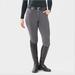 Piper Knit Everyday Mid - Rise Breeches by SmartPak - Knee Patch - 30L - Charcoal - Smartpak