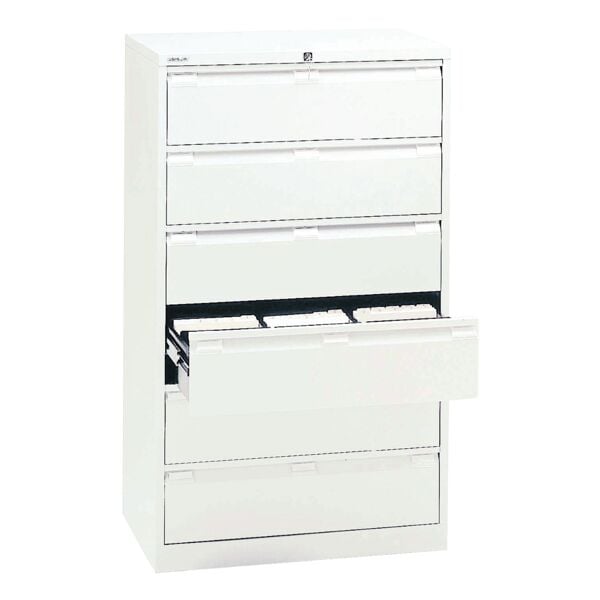 Bisley Karteischrank für A5 grau, 80x132x62 cm Image