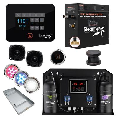 SteamSpa BKT600-ADP Black Series WiFi and Bluetooth 6KW Quickstart