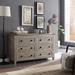 Modern Farmhouse 6-Drawer Double Dresser Chests For Bedroom