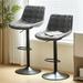 Pu Leather Swivel Adjustable Height Bar Stool Chair For Kitchen,2PCS