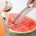 solacol Watermelon Cutter Watermelon Slicer Cutter Tool Cut Watermelon Watermelon Cutter Stainless Steel Watermelon Cutter Summer Watermelon Cutting Artifact Stainless Steel Fruit Forks Knife