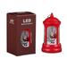 4.9 Christmas Snow Globe Santa Claus Decoration LED Lantern Hanging Light Decoration for Christmas Home Living Room Button Cell Operated