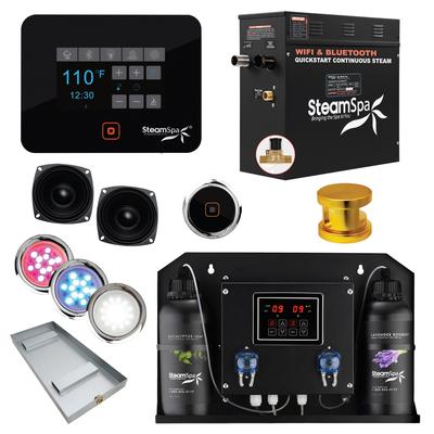 SteamSpa BKT600-ADP Black Series WiFi and Bluetooth 6KW Quickstart