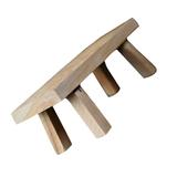 Wooden Stool Miniature Wood Display Stand Potted Pot Holder for Landscape Decor
