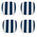 Outdoor Chair Cushions Seat Cushions with Straps Patio Chair Pads for Patio Furniture Garden Home Office Decoration Set of 4