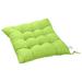 Chair Cushions 14 x 14 - Outdoor/Indoor Patio Cushions - Replacement Cushions for Chairs and Seating - Chair Seat Pads for Porch and Garden Seats Green