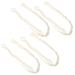 4 Pcs Plant Hanger Indoor Housewarming Gift Ideas Plant Stand Outdoor Stand for Plants Plant Hangers Bohemian Decor Macrame Plant Hanger Hanging Flower Pot Coat Hanger White Cotton