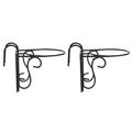 2Pcs Flower Pot Hanging Rack Railing Hanging Flowerpot Stand Balcony Rack