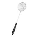 Oggfader Stainless Steel Small Line Leakage Hot Pot Dumpling Ball Filter Fence Leakage Spoon Milk Tea Shop Pearl Filter Spoon Kitchen Suppliesï¼ˆ2PCï¼‰