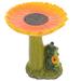 Bird Feeders for Outdoors Garden Decor Ground Bird Feeder Wild Birds Feeders Sunflower Bird Feeder Yard Garden Frog Bird Feeder Lace Wild Resin