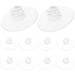 Baade Suction Cup Light String Holders 12pcs Clear Suction Cup Clips Multipurpose Silicone Suckers for Cables Suction Cup Cable Holders