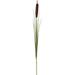 Artificial Cattail Flower Stem -Brown/Green (Pack Of 12)