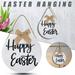 Pjtewawe Easter Decoration Spring Decor Door Hanging Decoration Door Welcome Decor Door Wreath Hanger Door Door Wreath Decoration Front Home Decor