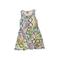 Flowers By Zoe Dress - A-Line: Green Snake Print Skirts & Dresses - Kids Girl