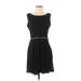 Enfocus Casual Dress - A-Line: Black Dresses - Women's Size 8 Petite