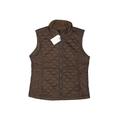 L.L.Bean Vest: Brown Print Jackets & Outerwear - Kids Girl's Size 14