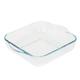 Dunelm 22cm Square Oven Roasting Dish Clear