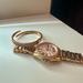 Michael Kors Jewelry | Michael Kors Rose Gold Tone Watch And Bracelet Set | Color: Gold | Size: Os