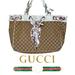 Gucci Bags | Gucci Positano Monogram Scarf Tote | Color: Tan/White | Size: Os