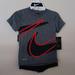 Nike Matching Sets | Nwt Nike Dri Fit Boys Short Set Size 4 | Color: Black/Gray | Size: 4b