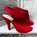 Nine West Shoes | 9 West Booties | Color: Red | Size: 5.5