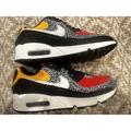 Nike Shoes | Nike Air Max 90 Se Safari Chile Red Pollen Womens Size 5.5 Dc9446-001 Mens Sz 4 | Color: Black/Red | Size: 5.5