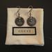 Gucci Jewelry | Gucci Sterling Silver Round Drop Earrings | Color: Silver | Size: Os