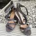 Nine West Shoes | Gray Studded Heels (Only Worn Once) | Color: Gray | Size: 9