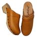 Free People Shoes | Free People | Nib Callum Light Honey Genuine Leather Studded Clogs Women's 10 | Color: Tan | Size: 10