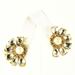 Kate Spade Jewelry | Kate Spade Gold Plated Metal Clear Crystals Faux Pearl Stud Earrings | Color: Gold/White | Size: Os