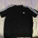 Adidas Shirts | Black Adidas Shirt | Color: Black/White | Size: L