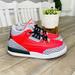 Nike Shoes | Nike Air Jordan Iii 3 Retro Gs Fire Red Cement Grey Black Sneakers 7ybut8.5 Won | Color: Gray/Red | Size: 7 Youth 8.5 Woman’s