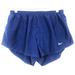 Nike Shorts | Nike Dri Fit Womens Modern Embossed Tempo Running Shorts Size Medium Lined Blue | Color: Blue | Size: M