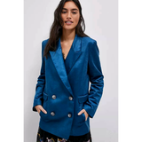 Anthropologie Jackets & Coats | Anthropologie Beckett Corduroy Blazer - New Medium | Color: Blue | Size: M